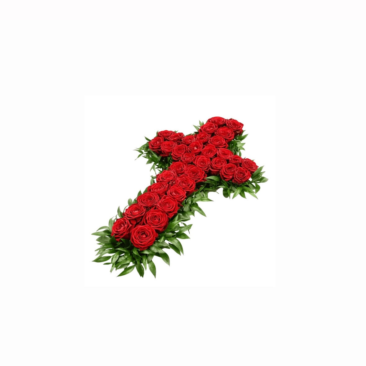 Crocetta con rose rosse