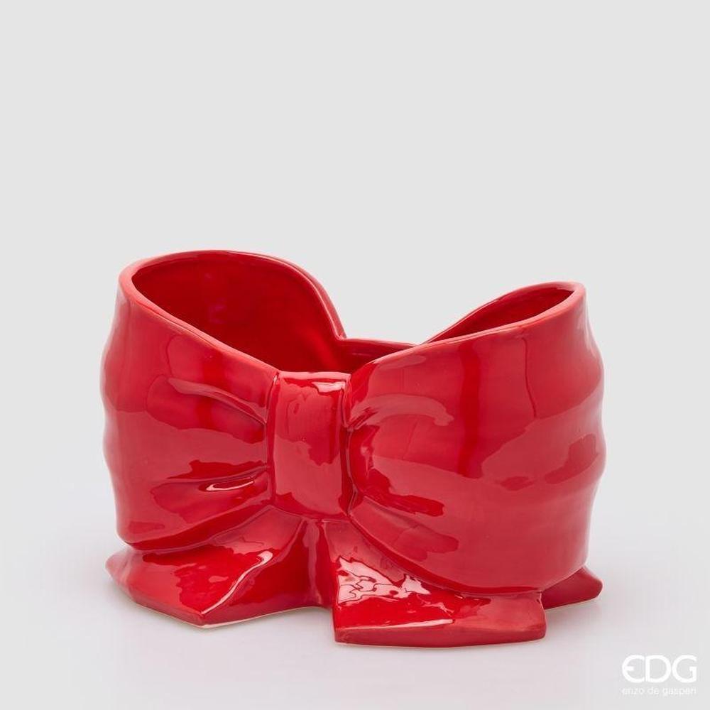 Vaso Fiocco Rosso 21x34 cm EDG (sconto del 30% in prevendita)