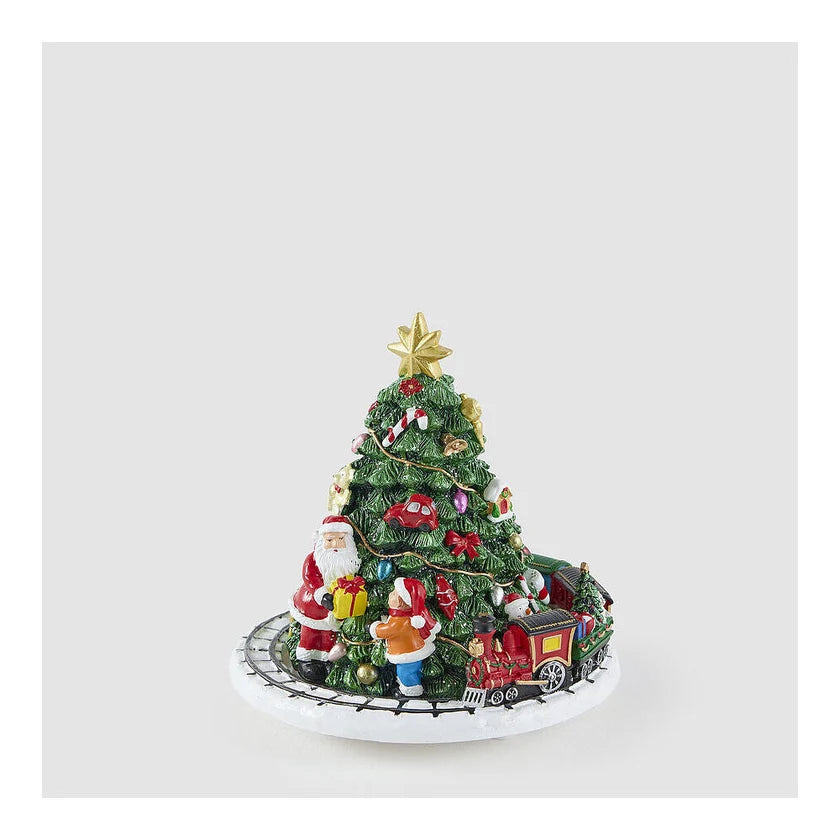 Carillon albero di Natale con trenino H17 cm EDG (sconto del 30% in prevendita)