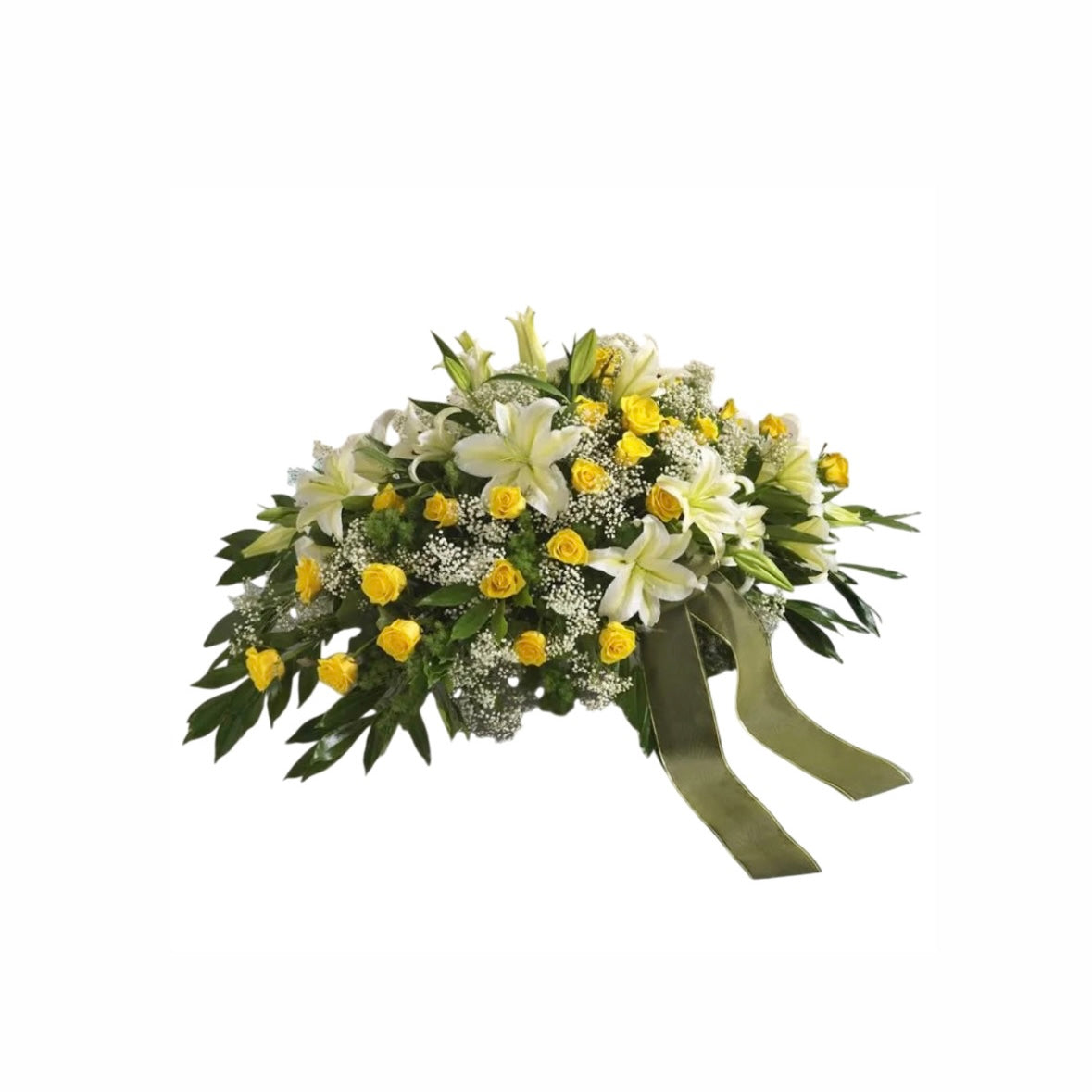 Cuscino con fiori misti