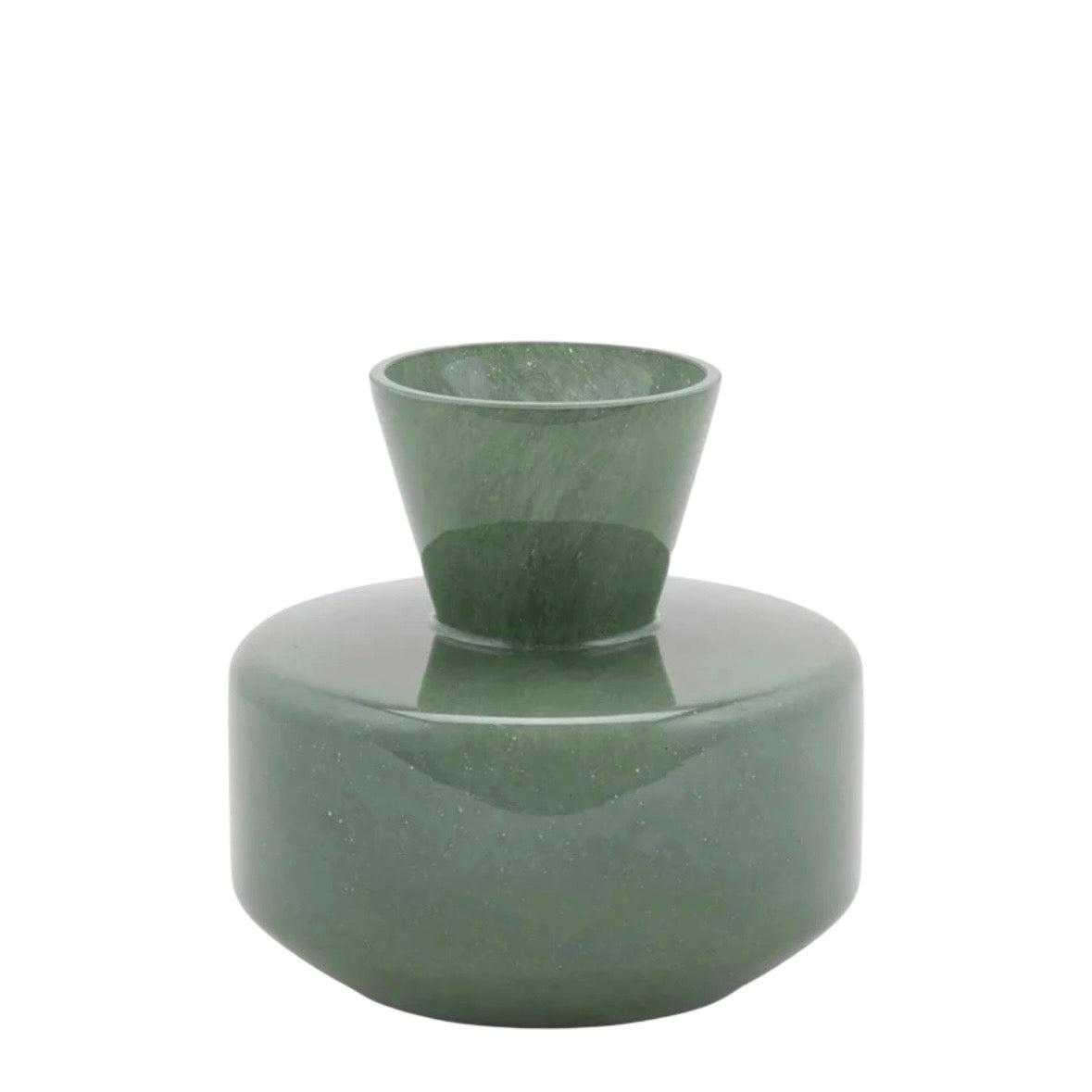 Vaso rotondo con collo H15 EDG