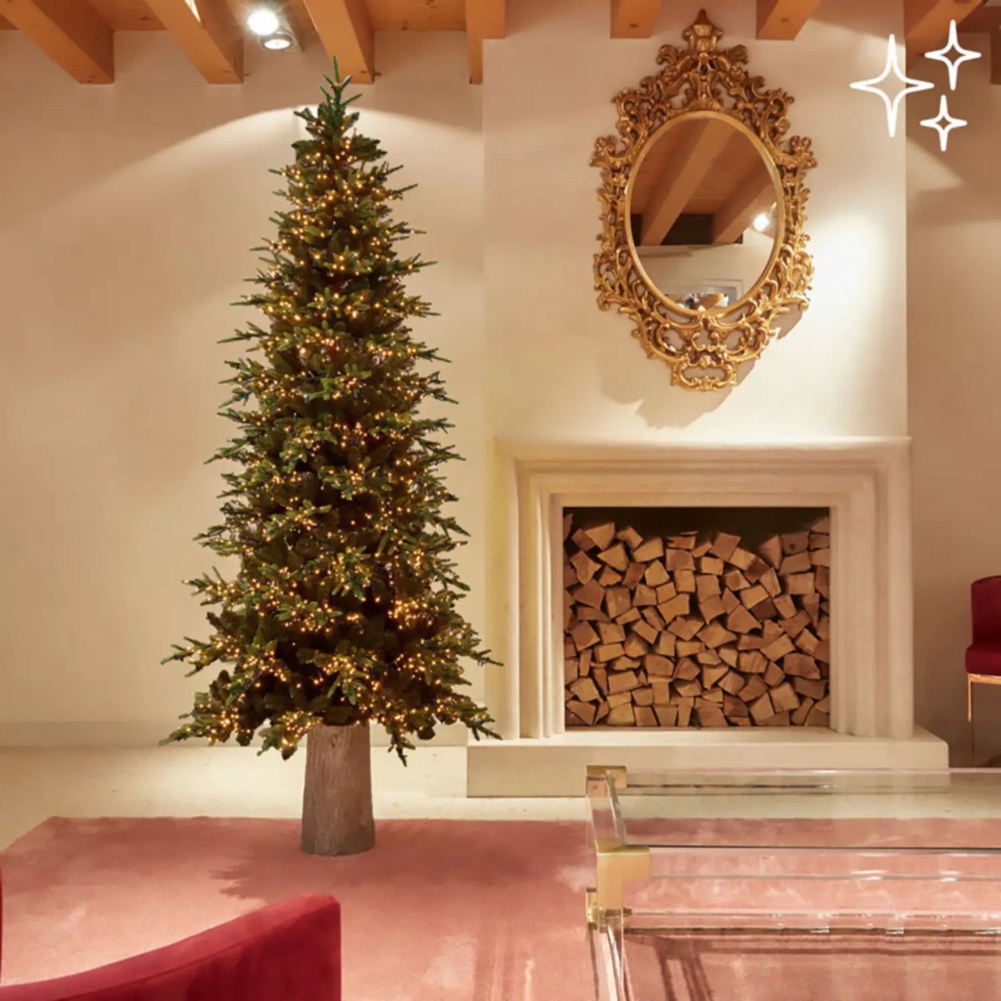 Albero di Natale Pino Luxury H 210 cm, con 3000 LED EDG (sconto del 30% in prevendita)