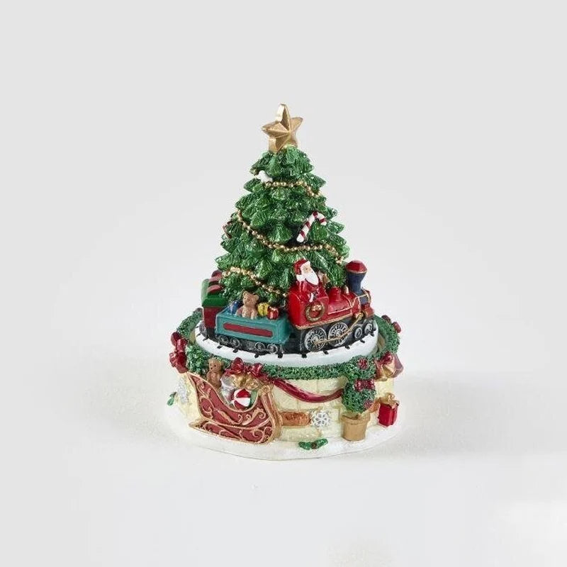 Carillon trenino con albero di Natale H 16 cm EDG (sconto del 30% in prevendita)