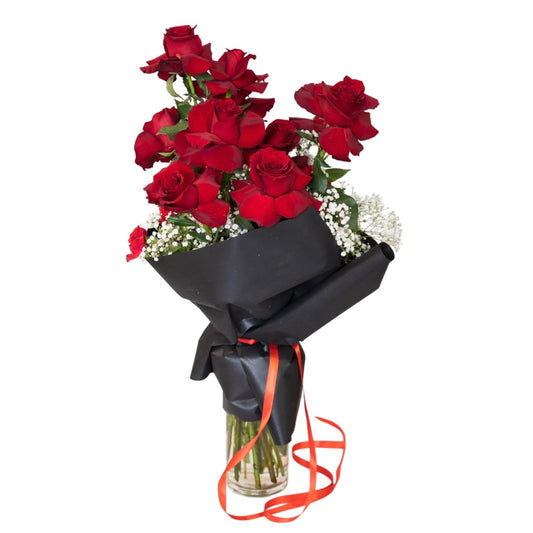 Fascio di 12 rose rosse Colombia