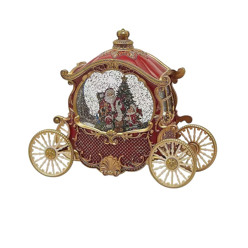 Carrozza con movimento, musica e luci LED, H 23 cm EDG (sconto del 30% in prevendita)