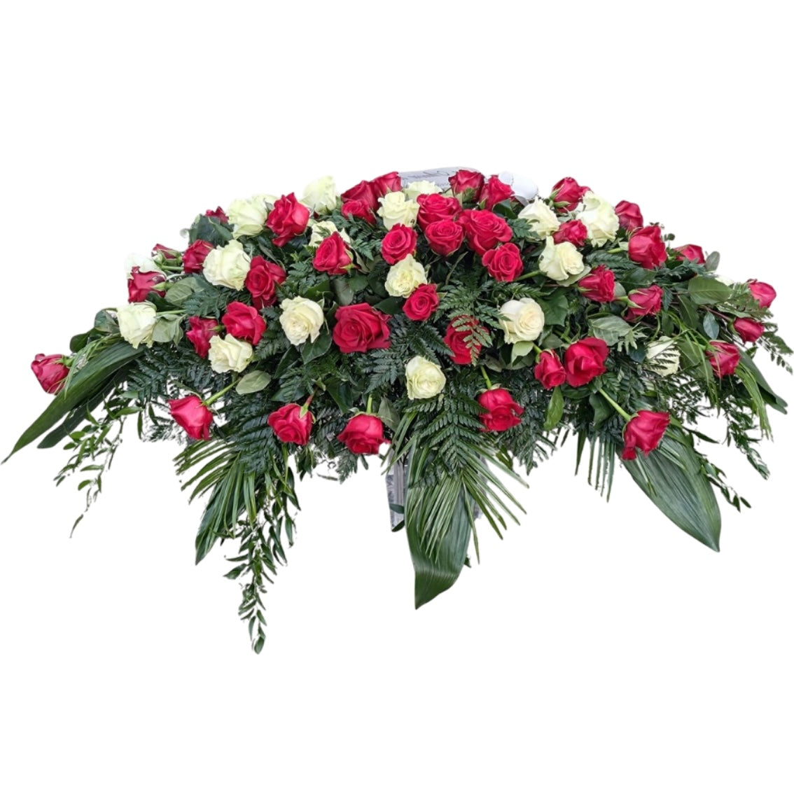 Copricassa con fiori misti