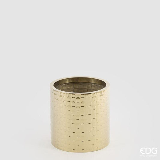 Vaso acciaio intreccio rotondo cm EDG (sconto del 30% in prevendita)